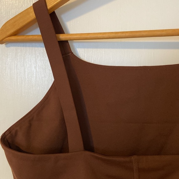 girlfriend collective 🤎 Mia compression bra top sports bra - size L in EUC - Picture 7 of 10